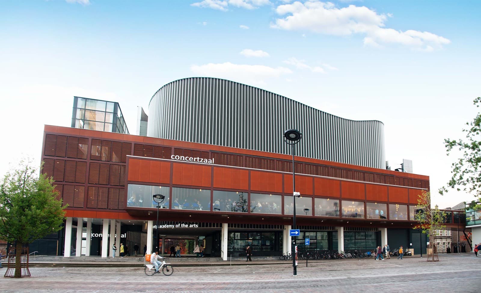 De Schouwburg en Concertzaal in het centrum van Tilburg